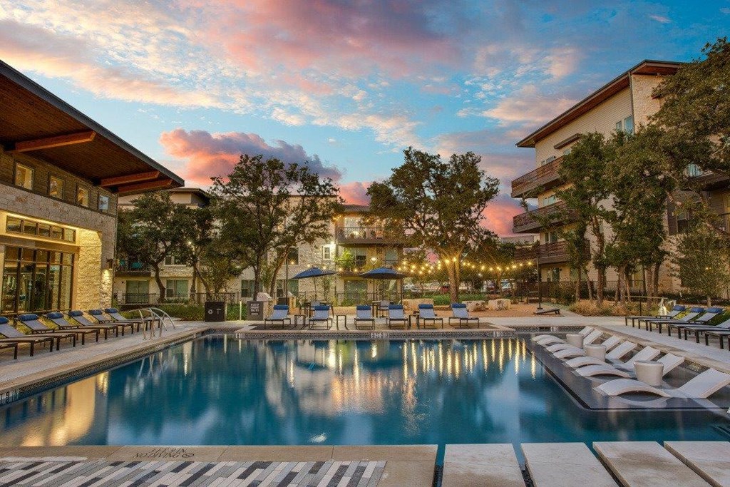 Astra Avery Ranch Pool with Lounge Chairs