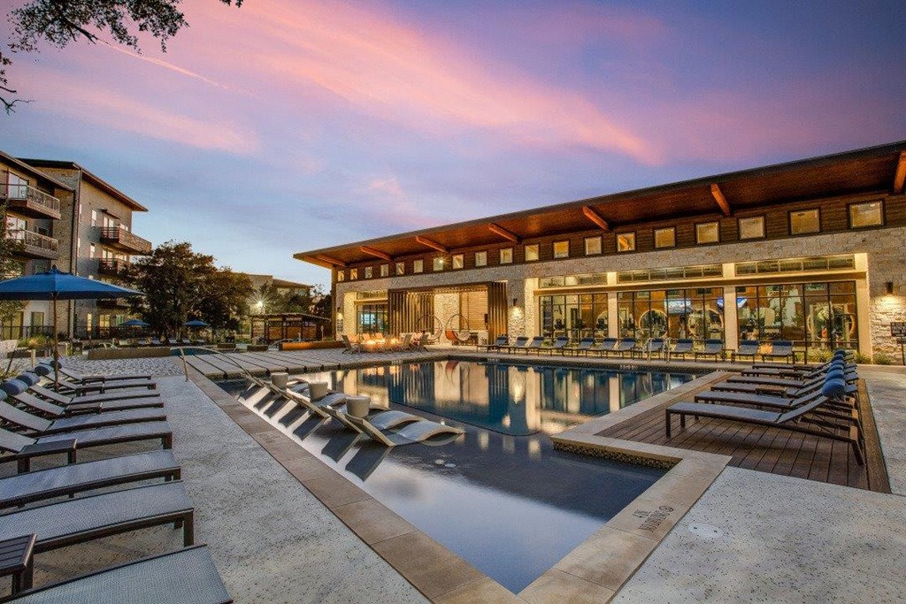 Astra Avery Ranch Pool with Lounge Chairs