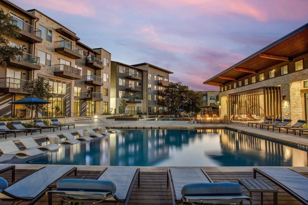Astra Avery Ranch Pool with Lounge Chairs