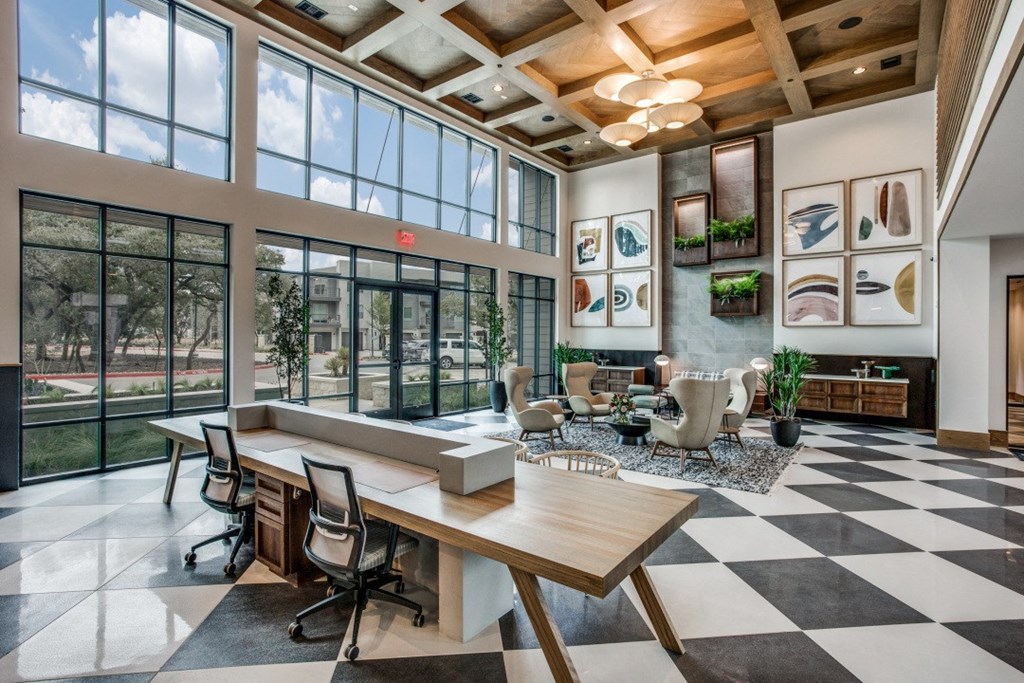 Astra Avery Ranch Clubhouse Lounge with Desk