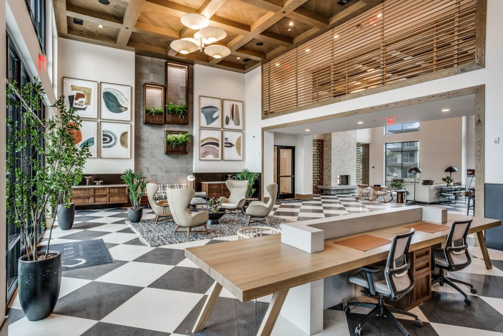 Astra Avery Ranch Clubhouse Lounge with Desk