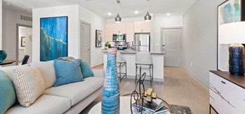 Northside at the Woodlands Open Layout Living Room and Kitchen - Photo Gallery 5