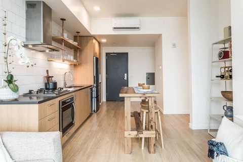 230 Ash Apartments Kitchen and Entryway