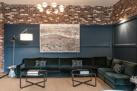 230 Ash Apartments Rooftop Clubhouse Seating Area