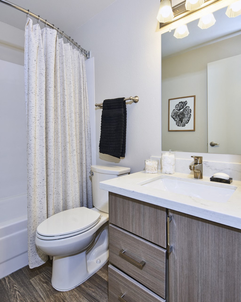 Echo Mountain Apartments Model Bathroom