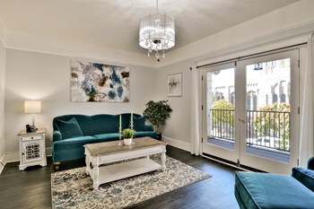 The Westlyn Apartment Homes Model Bedroom and Balcony Doors - Photo Gallery 6