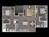 Jefferson Vista Canyon Apartments B1 Floor Plan