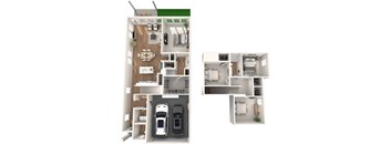 Caso Santa Rita Ranch Inspiration 3D Floor Plan