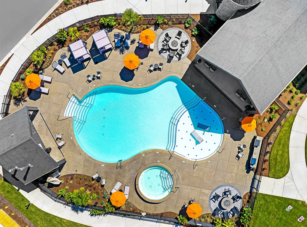 The Farmstead_Eugene_OR_Pool_aerial