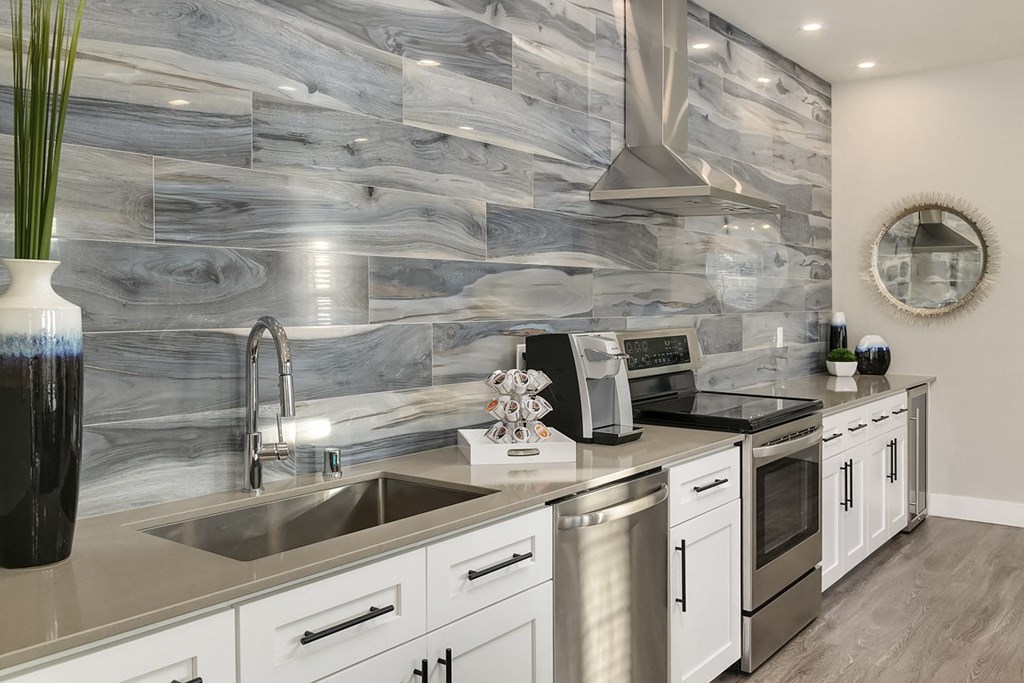 Keyway Apartments in Port Orchard, Washington Clubhouse Kitchen