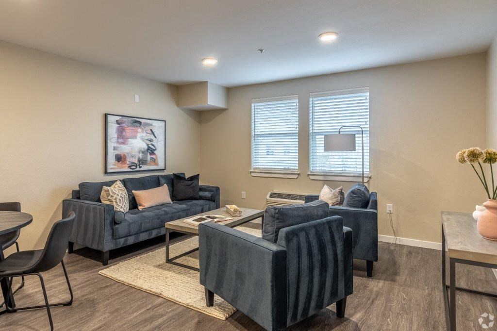 192nd West Lofts Model Living Room