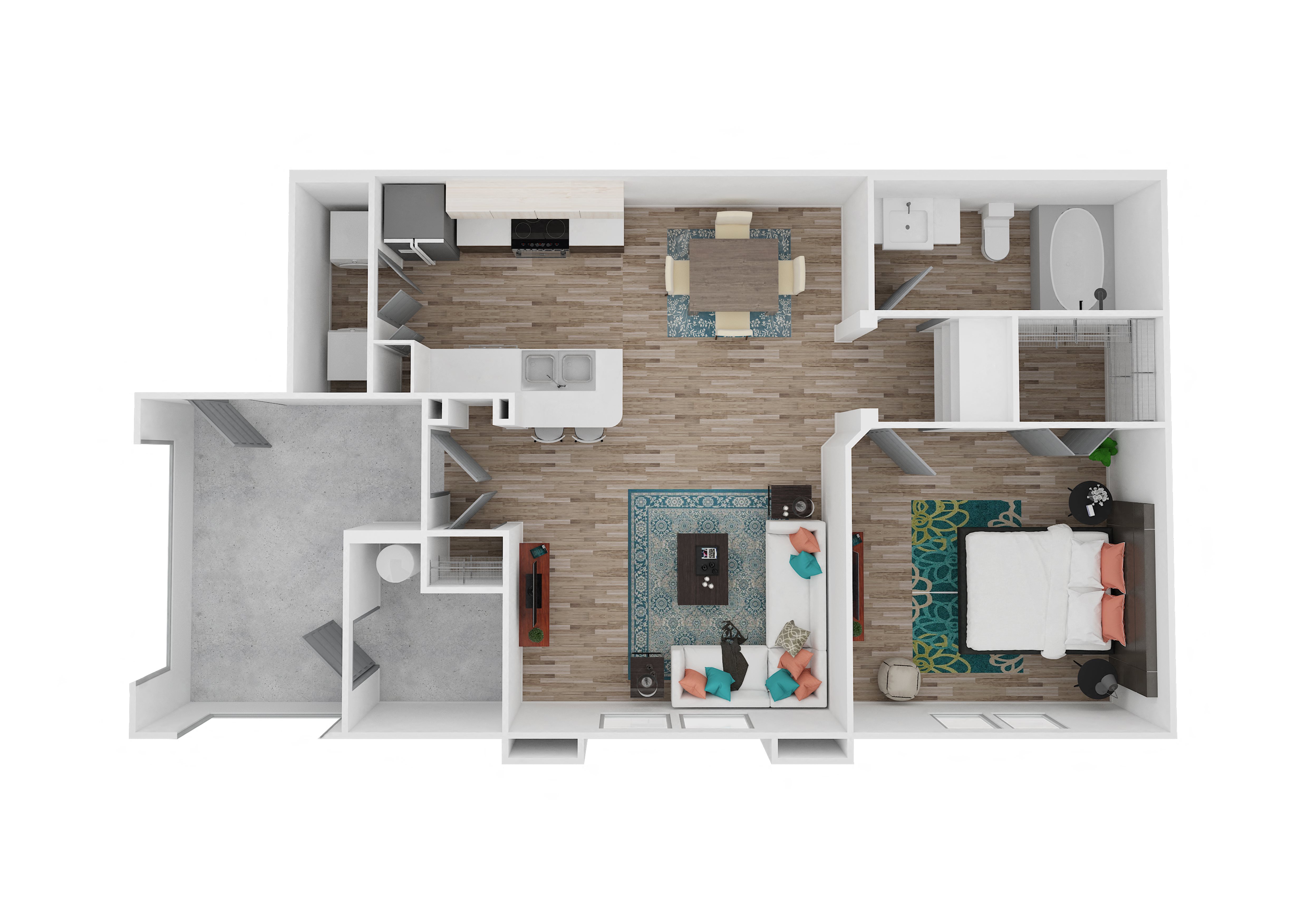 Floor Plans of Zone Luxe Apartments in Glendale, AZ