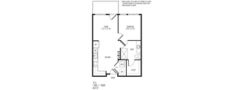 TriVista on Speer 1C0 Floor Plan