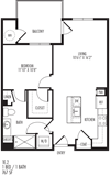 TriVista on Speer 1E2 Floor Plan