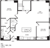 TriVista on Speer 1M0 Floor Plan