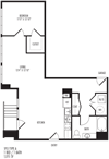 TriVista on Speer 1P0A Floor Plan