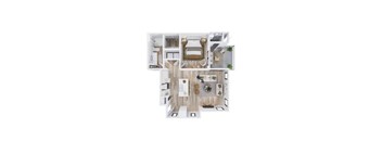 1 Bedroom Floor Plan at Aerie La Cholla, Arizona