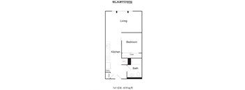 1 Bedroom 1 Bathroom C4