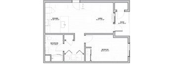 Outpost 44 Apartments Larson Floor Plan