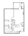 The Elwood Apartments Willow One Bedroom One Bathroom Floor Plan