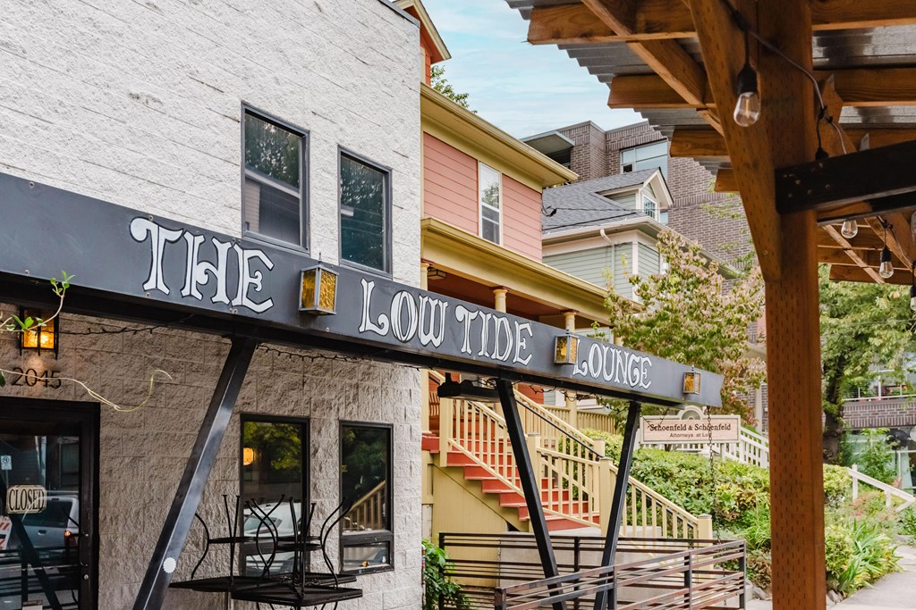 The Low Tide Lounge is a popular spot for locals to gather.