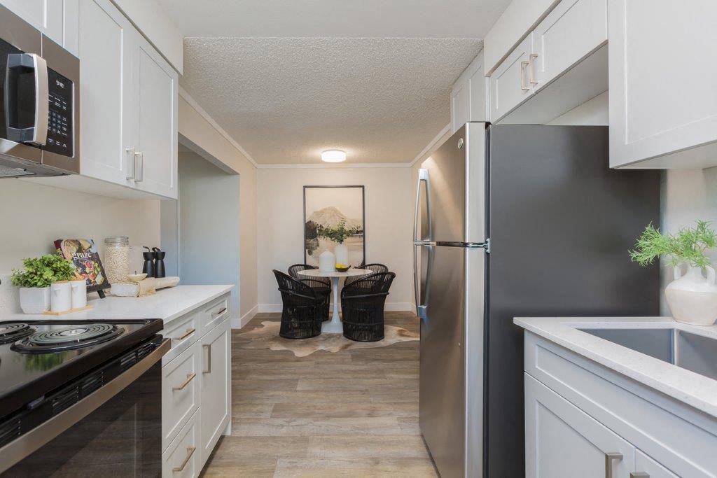 a table that has a pattern of colorful dots on it