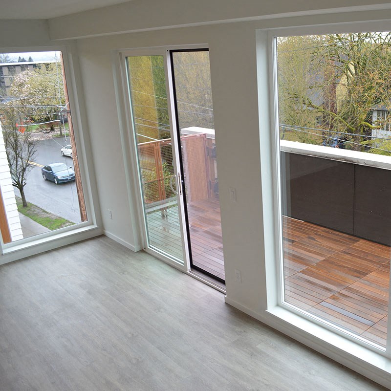 Franklin Flats Apartments Balcony Door