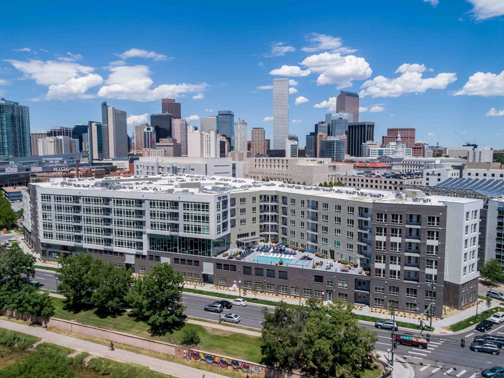 TriVista on Speer Exterior Building