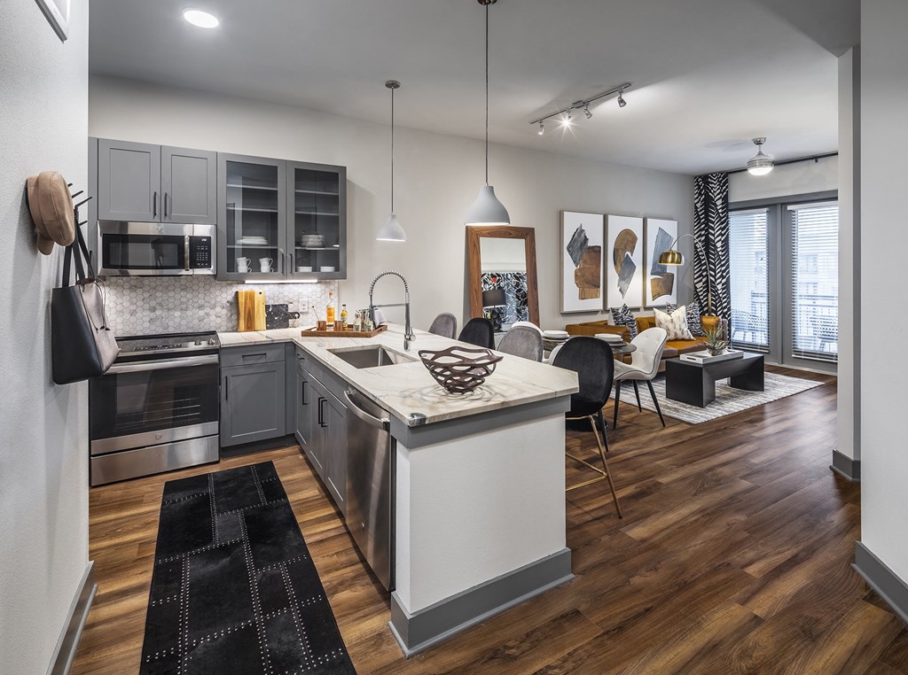 Aura Thirty2 Apartments Model Kitchen