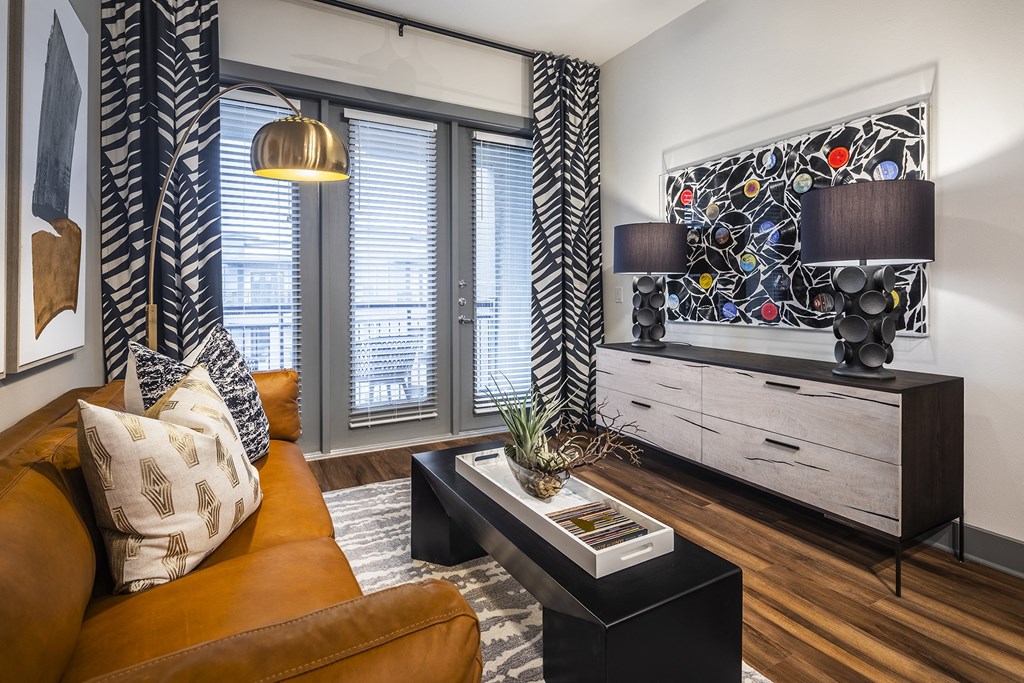 Aura Thirty2 Apartments Model Living Room