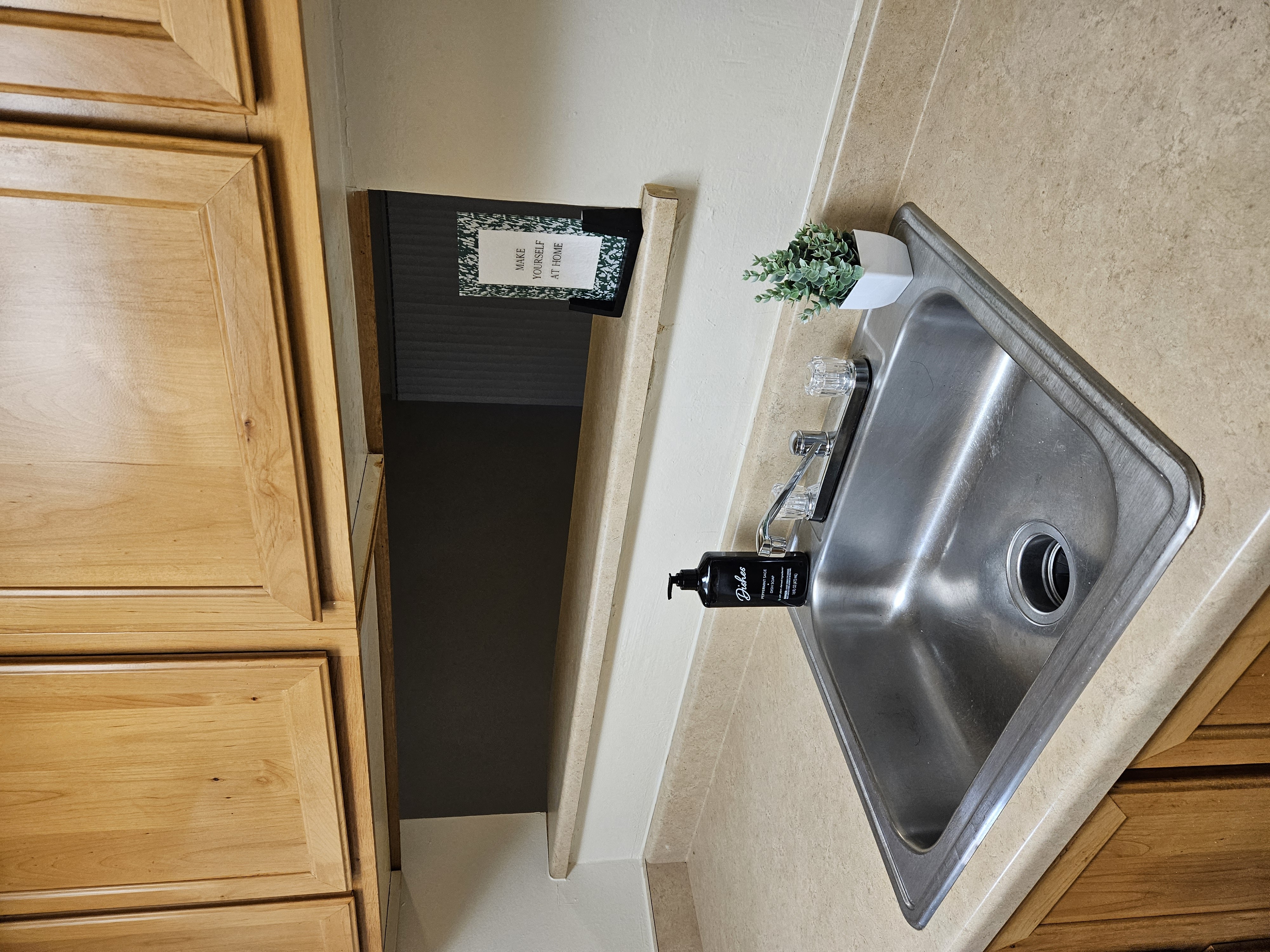 Ventana Apartment kitchen sink