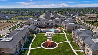 Prelude at Paramount Apartments Aerial of Exterior