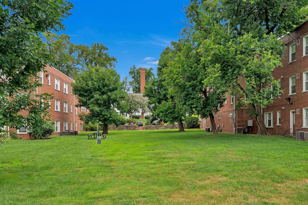 Falkland Chase Apartments in Silver Spring, Maryland Exterior and Courtyard