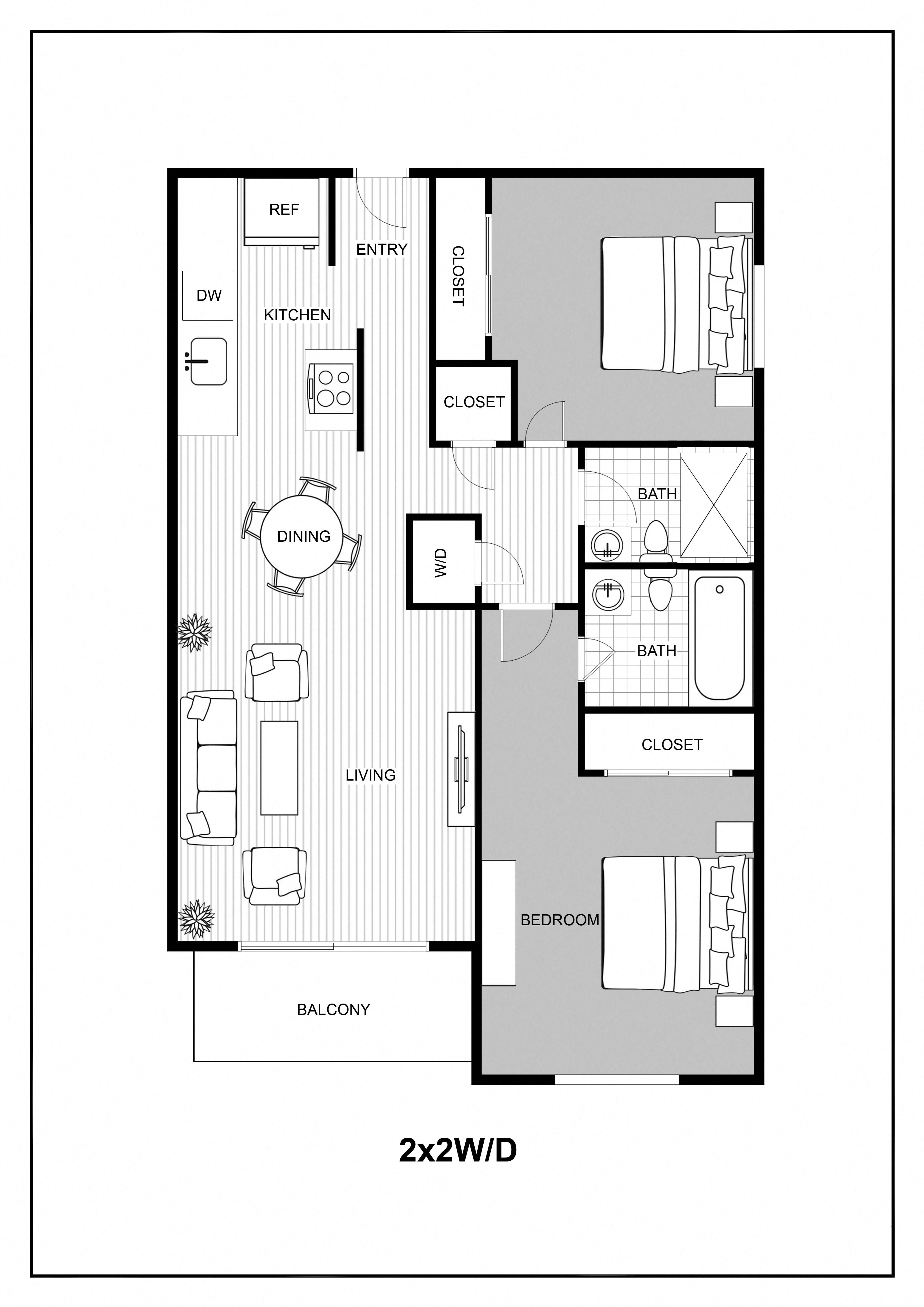 Floor Plans of Luxe at Meridian in Seattle, WA