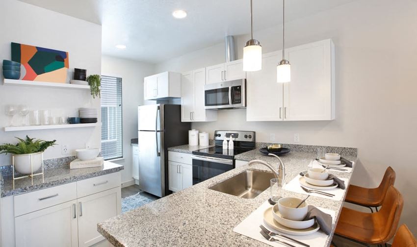 Strata99 Townhomes Apartments Kitchen and Countertop - Photo Gallery