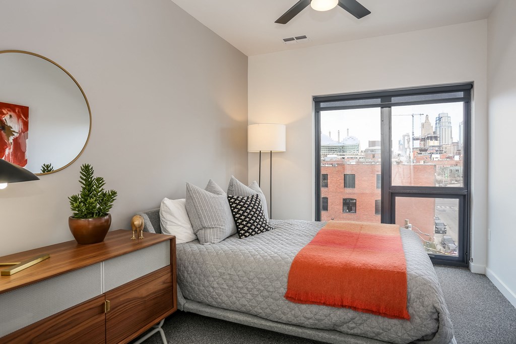 Arterra KC Bedroom Gray Bed