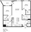 TriVista on Speer 2A0A Floor Plan