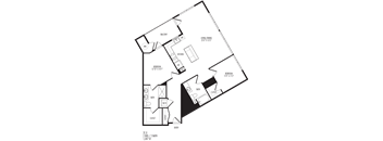 TriVista on Speer 2C0 Floor Plan