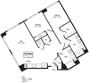 TriVista on Speer 2E0 Floor Plan