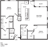 TriVista on Speer 2G0 Floor Plan