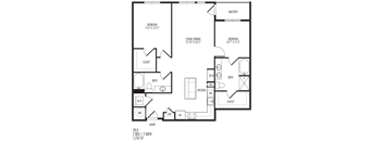 TriVista on Speer 2H0 Floor Plan