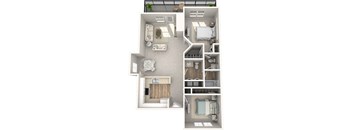 Keelers Corner Pine C 3D Floor Plan