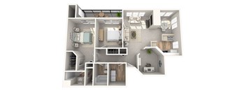 Keelers Corner Birch E 3D Floor Plan