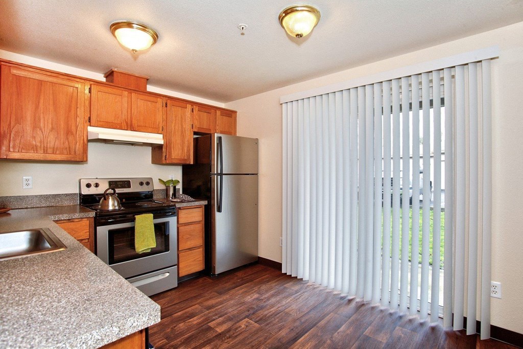 Parc East Apartments Staged Kitchen