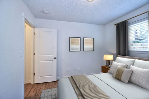 Parc Central_Vancouver WA_ Apartment staged bedroom 1