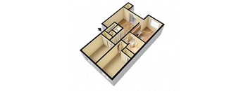 2 Bed 1 Bath 60% AMI