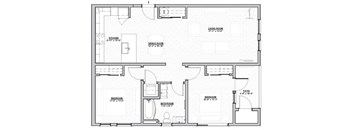 Outpost 44 Apartments Gillis Floor Plan