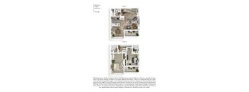 Echo Mountain Apartments 2 Bedroom 2.5 Bathroom Townhouse Floor Plan