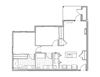 The Elwood Apartments Cedar Two Bedroom Two Bathroom Floor Plan