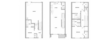 Ash and River 3 Bed 3 Bath D Floor Plan